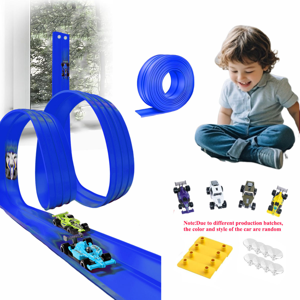 Kids Education Product - Net Bag 13Ft/16.3Ft Flexible Track Toy