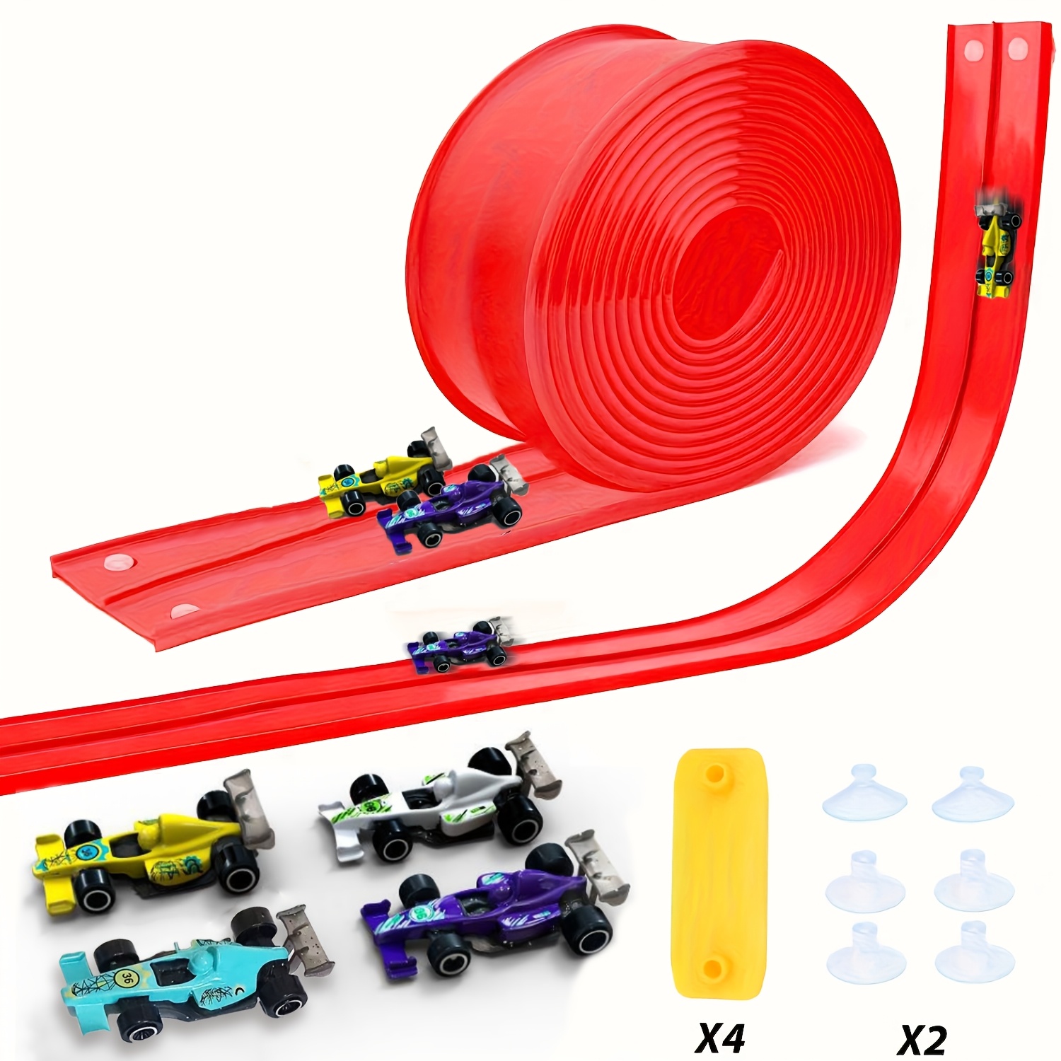 Kids Education Product - Flexible Bendable Race Track Toy 4m