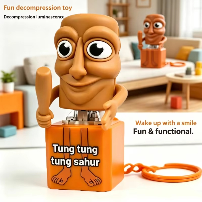 Kids Educational Songs - New Tung Tung Tung Sahur Keychain
