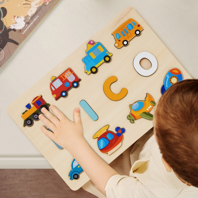 Montessori Personalised Wooden - Kids Education Name ulasan dan harga