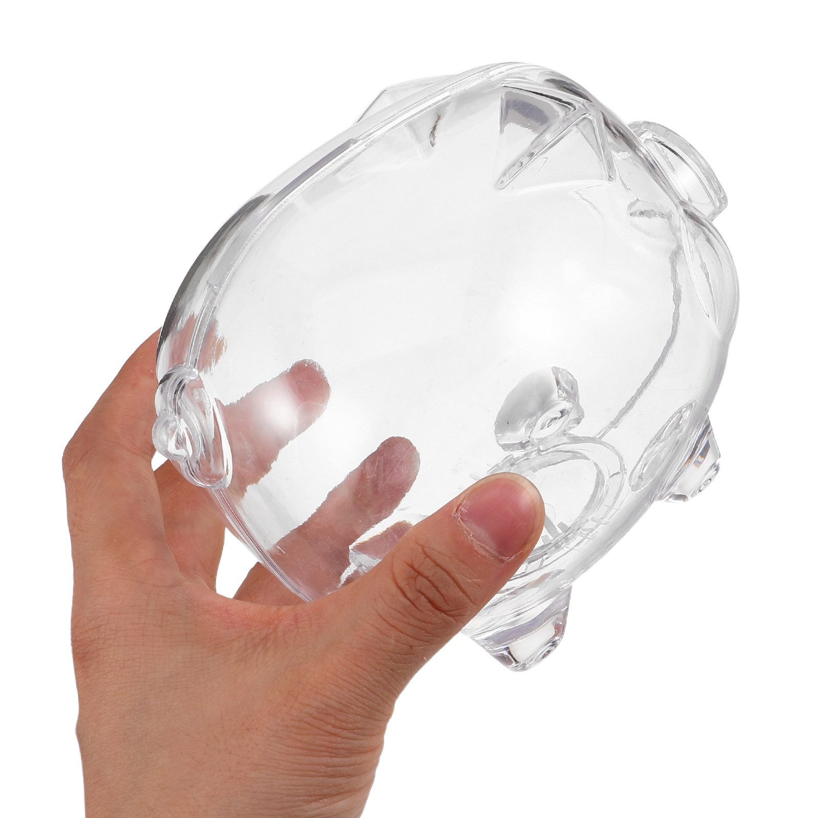 2Pcs Clear Money Bank Box Pig- - Kids Education Savings ulasan dan harga