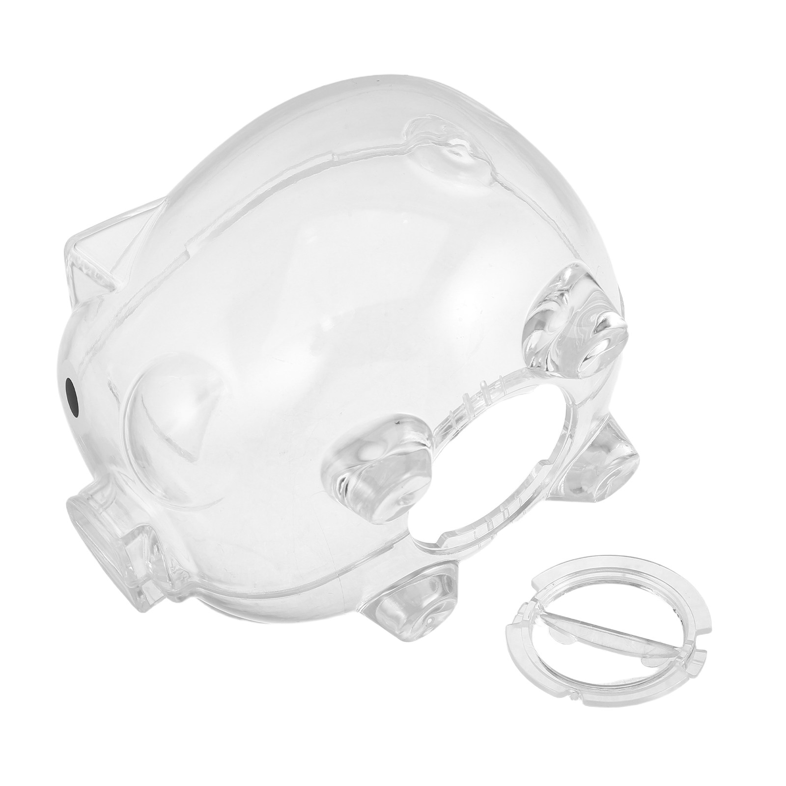 2Pcs Clear Money Bank Box Pig- - Kids Education Savings ulasan dan harga