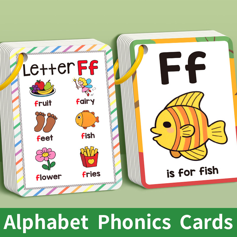 156 Words A-Z Learning Cards w - Flash Card Alphabet ulasan dan harga