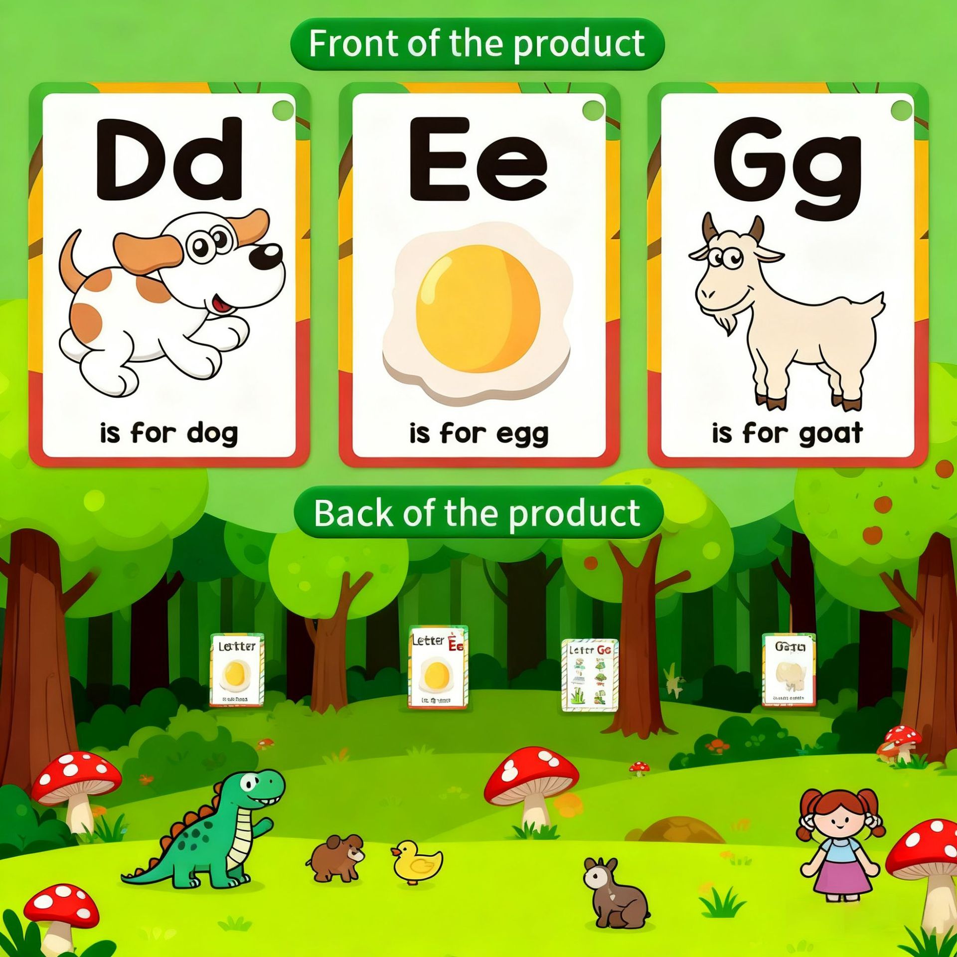 Eco-Friendly Alphabet Phonics  - Flash Card Alphabet ulasan dan harga