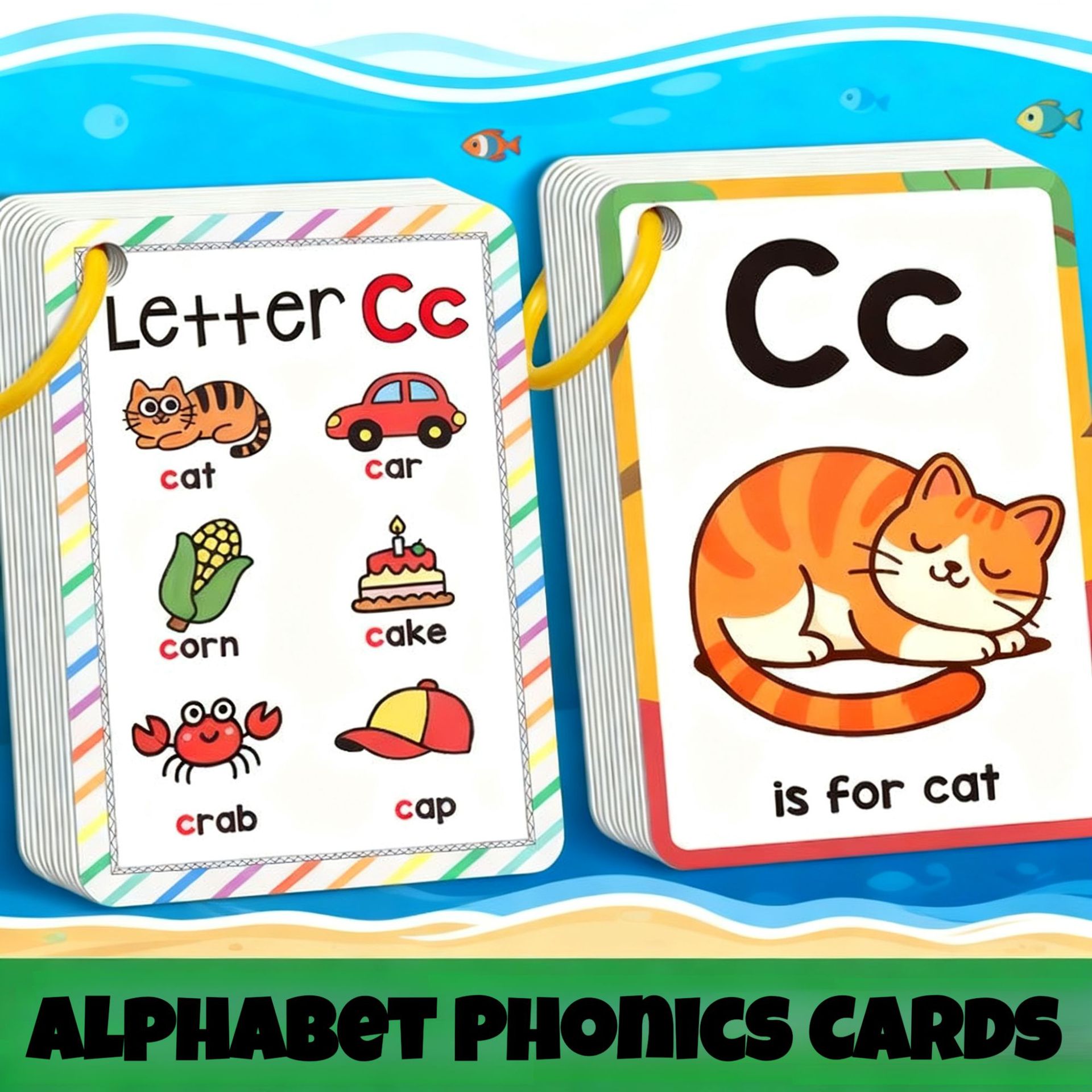 Eco-Friendly Alphabet Phonics  - Flash Card Alphabet ulasan dan harga