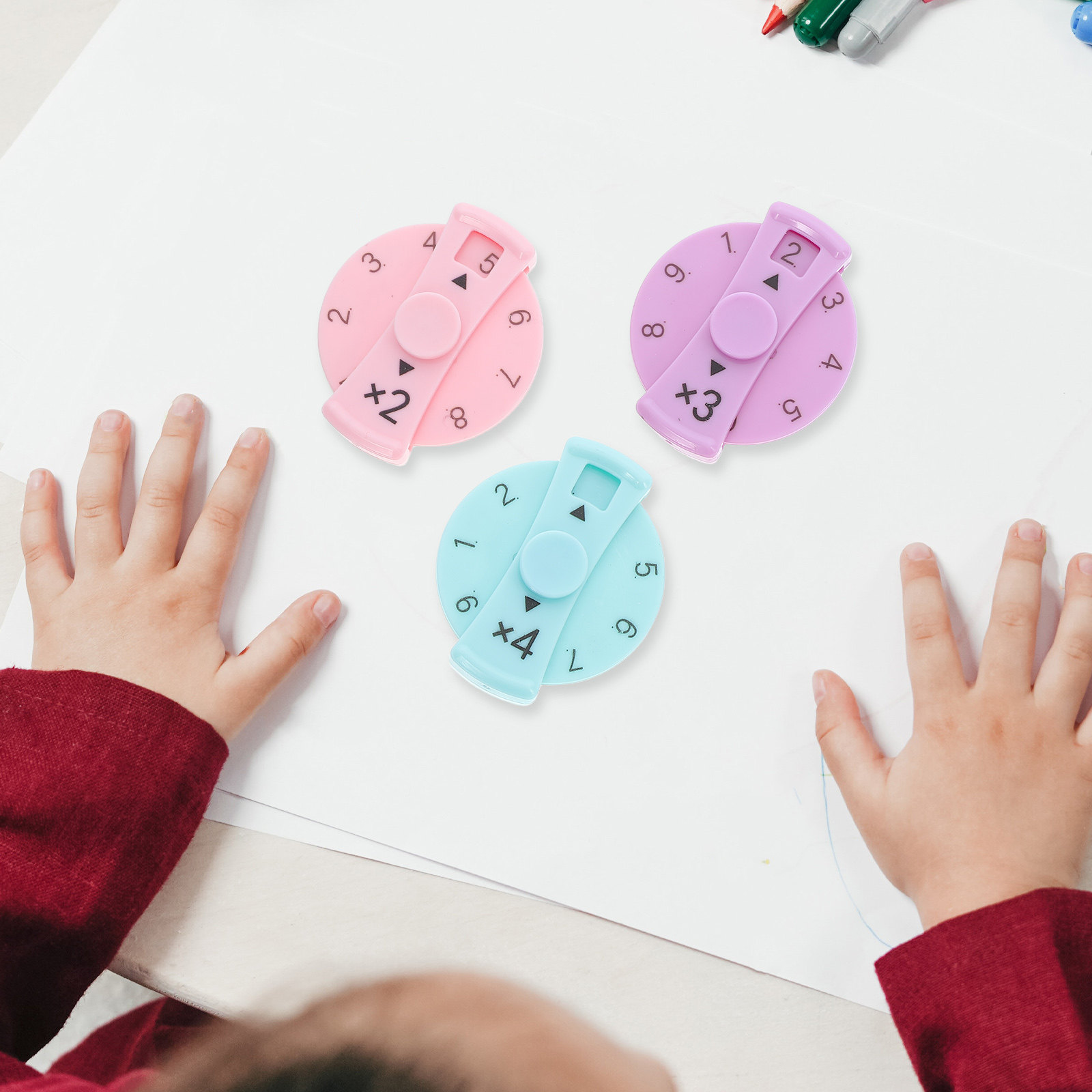 9Pcs Finger-Tip Math Multiplic - Kids Education Tips ulasan dan harga