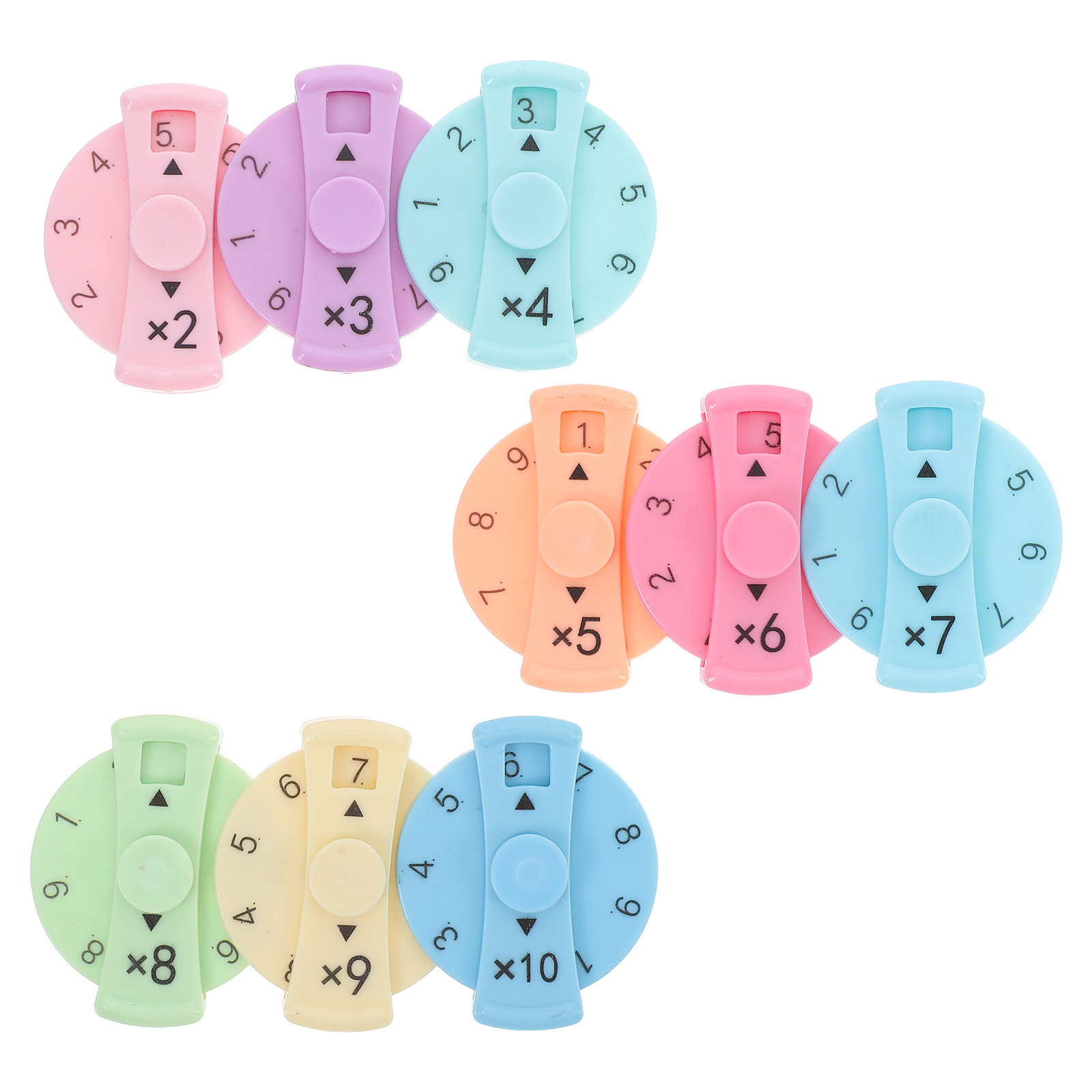 9Pcs Finger-Tip Math Multiplic - Kids Education Tips ulasan dan harga
