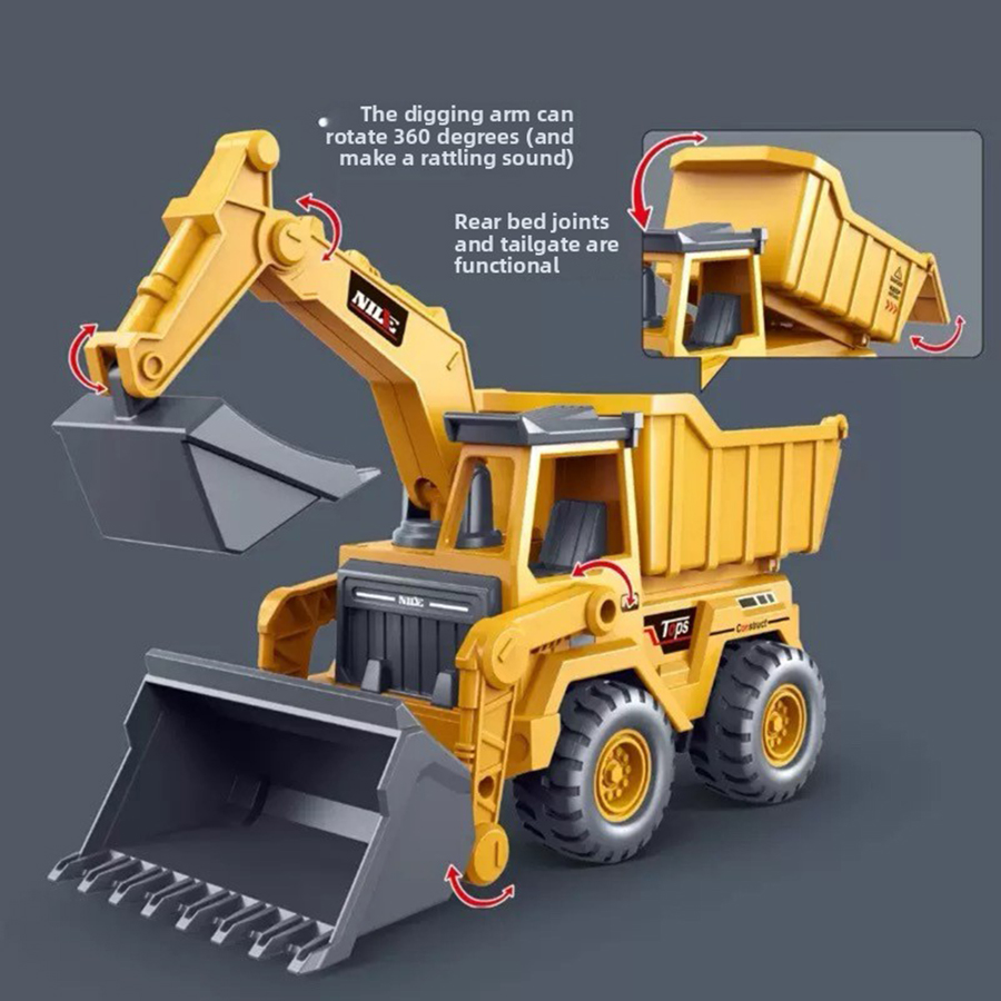 1pcs Excavator Truck Model Toy - Kids Education Product ulasan dan harga