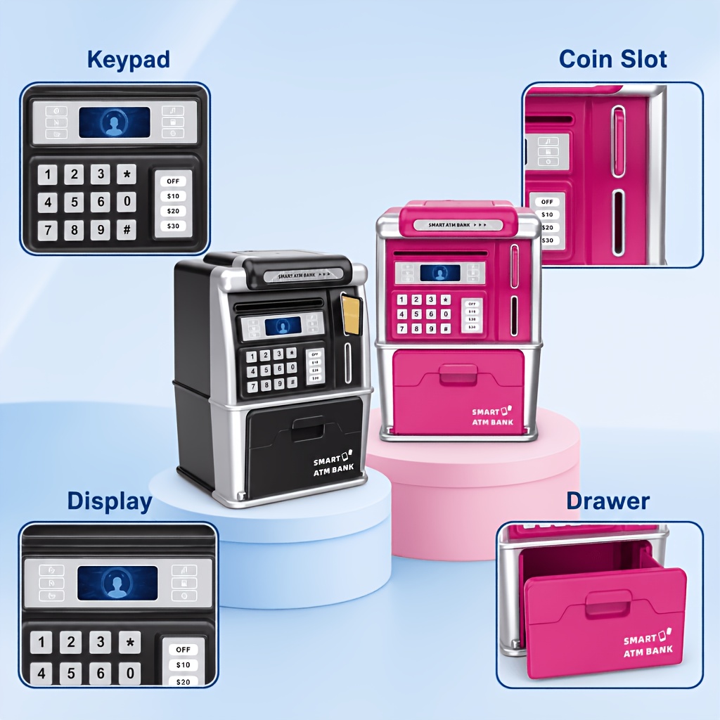 Smart ATM Piggy Bank, Automati - Kids Education Savings ulasan dan harga