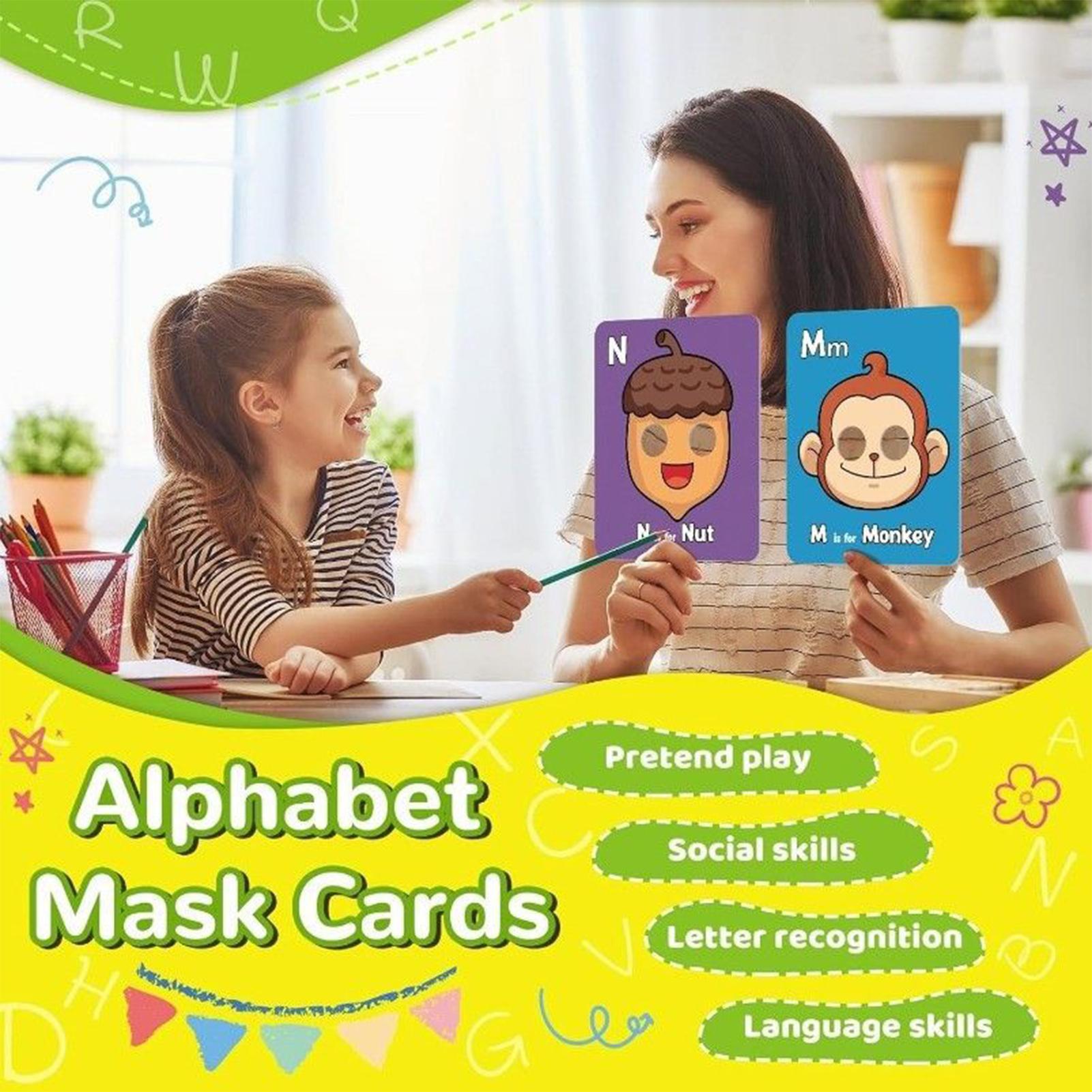 26 Pieces Alphabet Flash Cards - Flash Card Alphabet ulasan dan harga