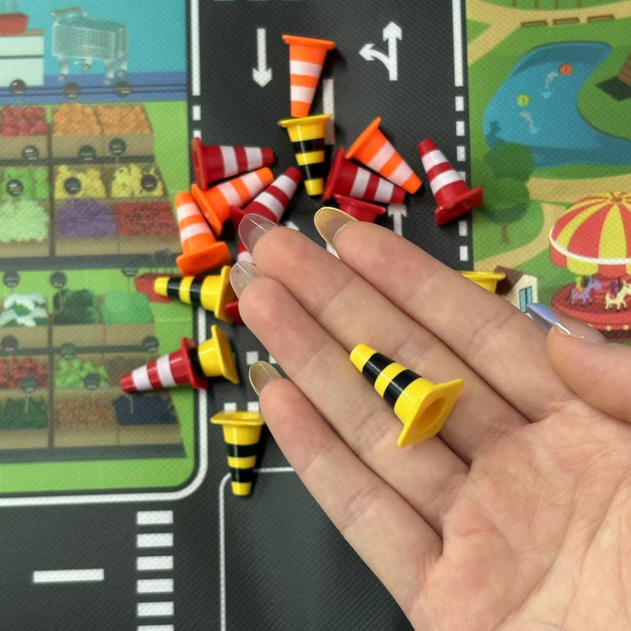 Mini Traffic Road Signs & Road - Kids Education Product ulasan dan harga