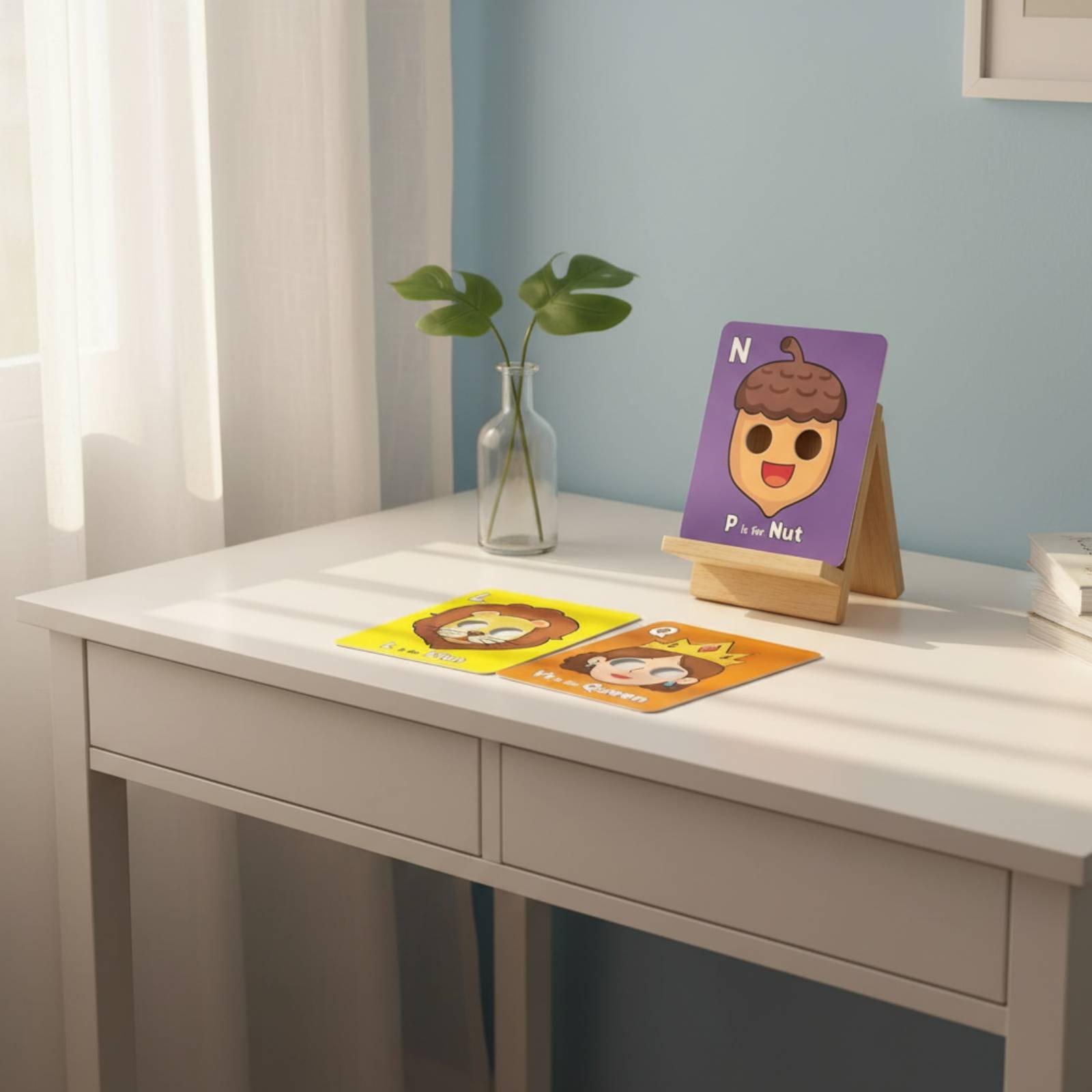 Creature Mask Flash Cards Inte - Flash Card Alphabet ulasan dan harga