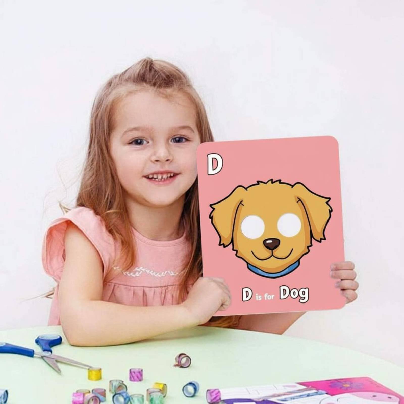 Creature Mask Flash Cards Inte - Flash Card Alphabet ulasan dan harga