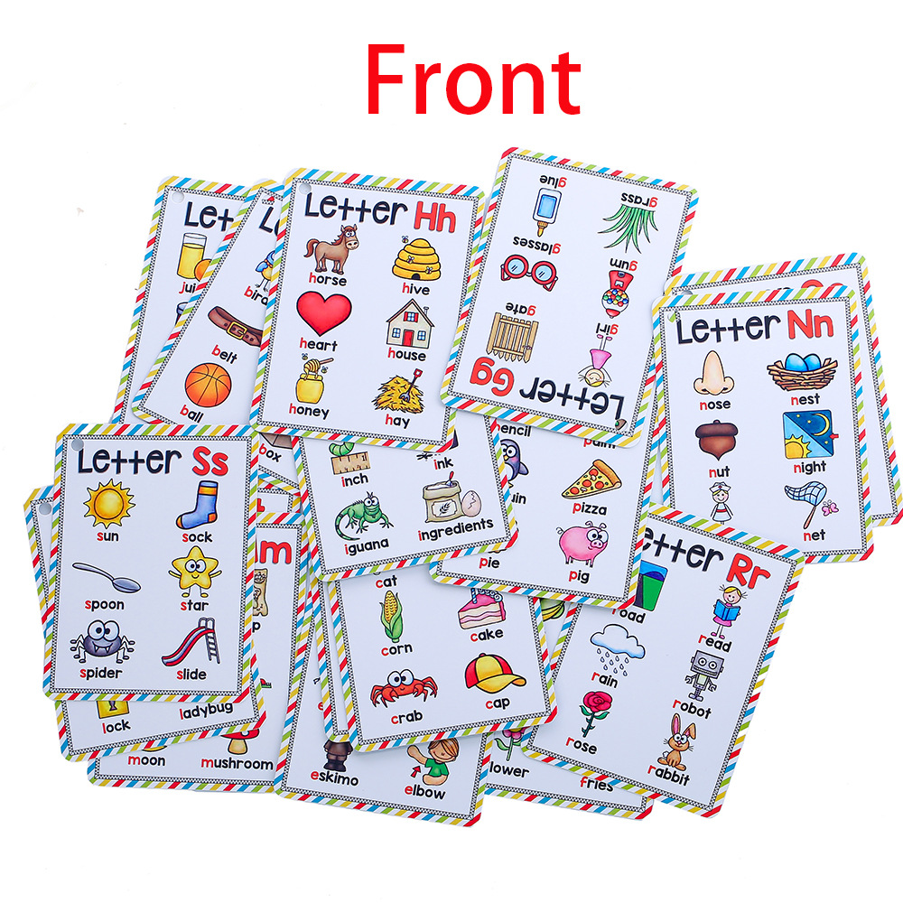 Bview Art English 26 Letters A - Flash Card Alphabet ulasan dan harga