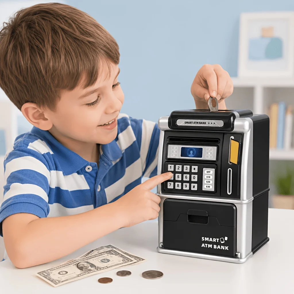 Smart ATM Piggy Bank, Automati - Kids Education Savings ulasan dan harga
