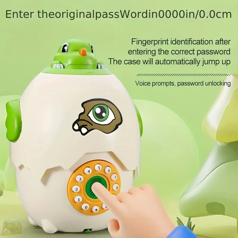 Dinosaur Egg Piggy Bank With F - Kids Education Savings ulasan dan harga