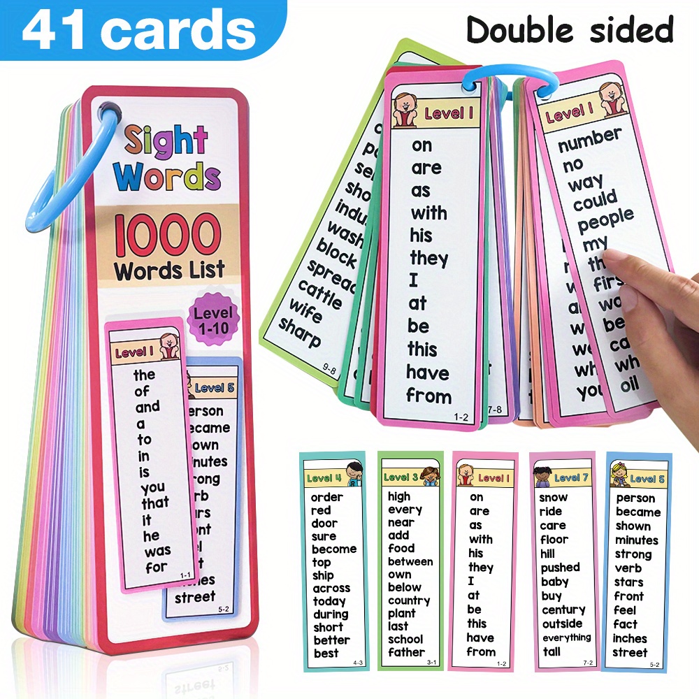 1000 Sight Words Flash Cards f - Flash Card Alphabet ulasan dan harga
