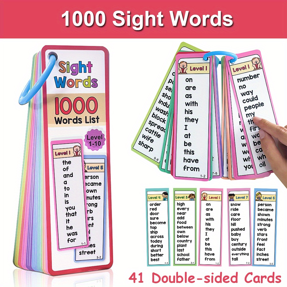 1000 Sight Words Flash Cards f - Flash Card Alphabet ulasan dan harga