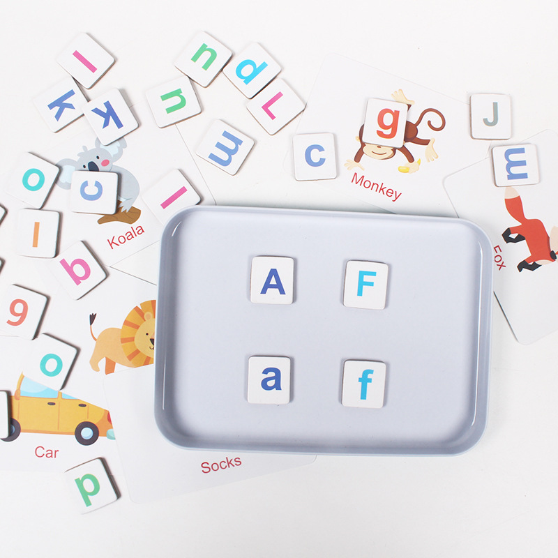 Wooden Puzzle Flash Cards Game - Flash Card Alphabet ulasan dan harga