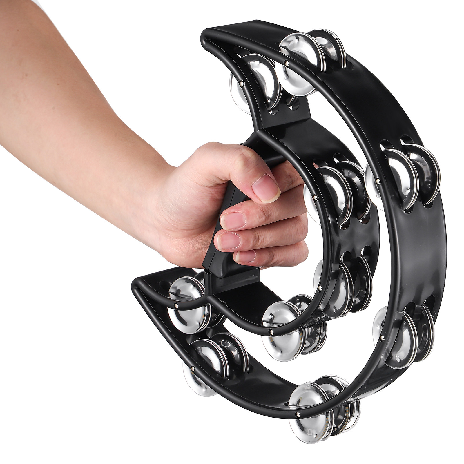1Pcs Hand Bell Double Row Tamb - Kids Education Bell ulasan dan harga