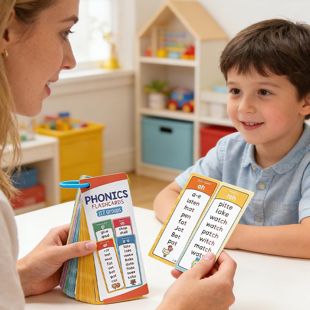 117 Groups Phonics Flashcards  - Flash Card Alphabet ulasan dan harga