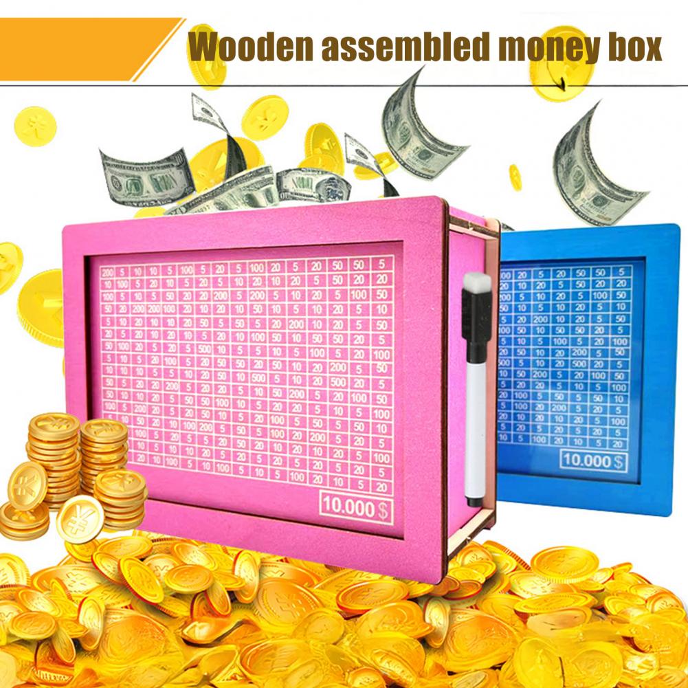 Eco-friendly Savings Bank Wood - Kids Education Savings ulasan dan harga