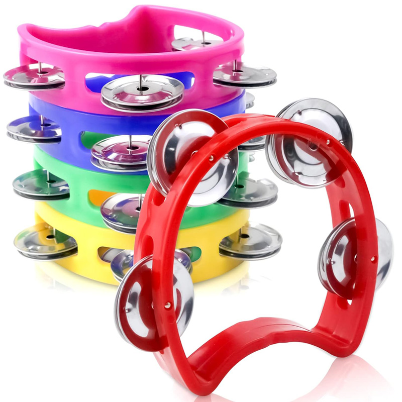 2PCS Plastic Hand Held Percuss - Kids Education Bell ulasan dan harga