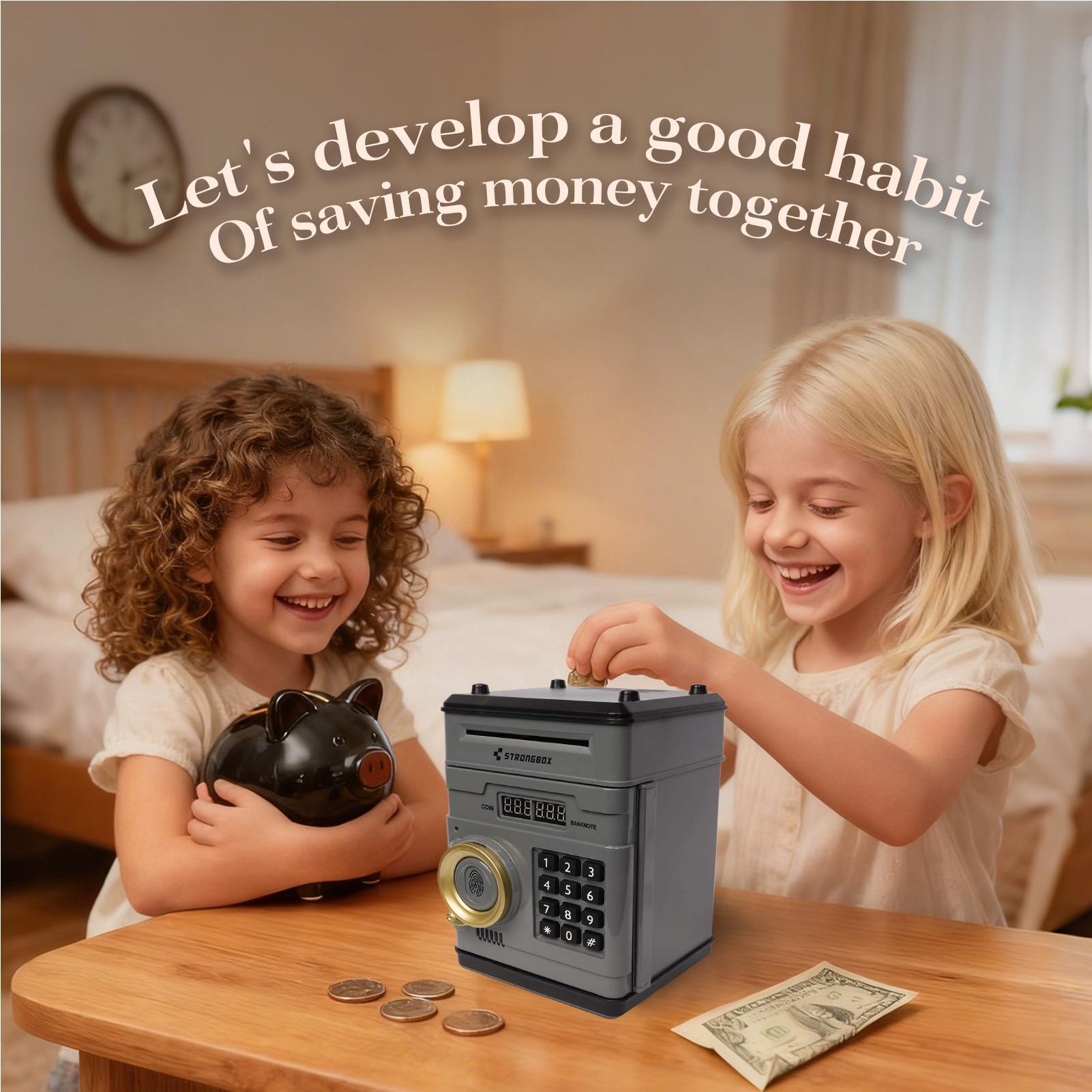 Electronic Money Bank Safe Box - Kids Education Savings ulasan dan harga