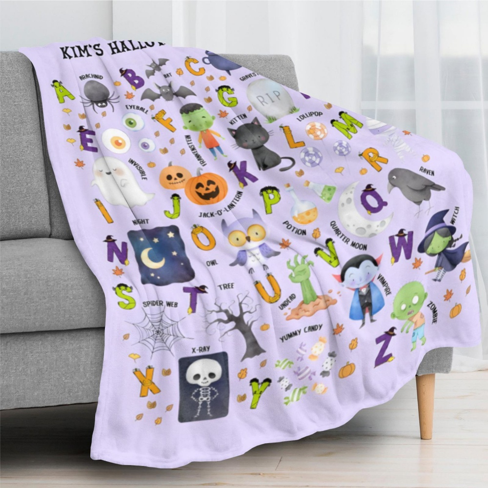 Custom Name Halloween Alphabet - Kids Education Name ulasan dan harga
